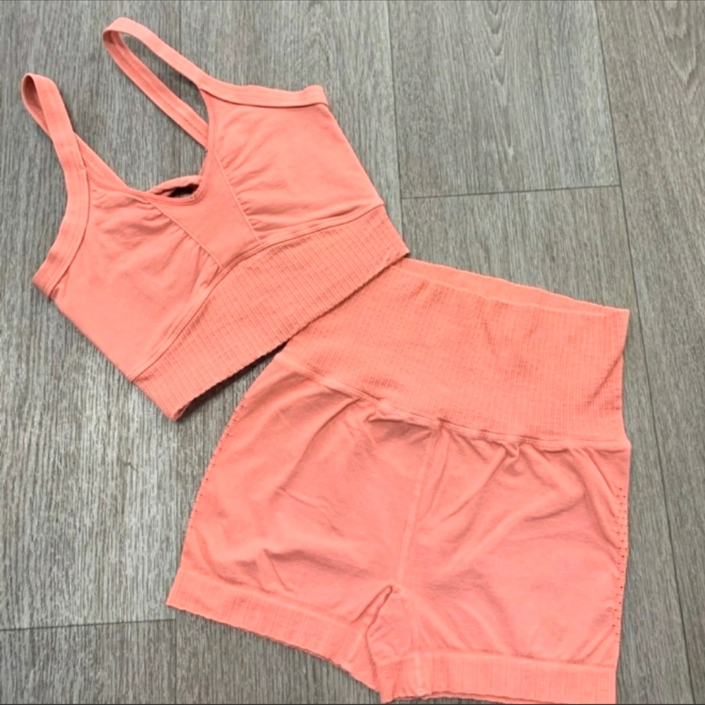 NEW Free People Good Karma Shorts & Bra top set